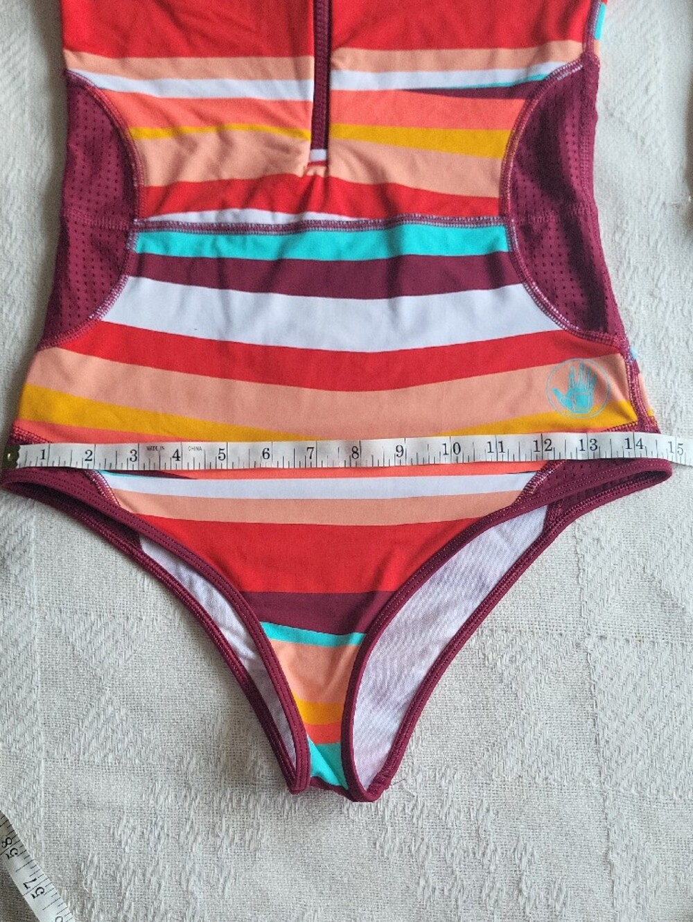Body Glove Paradise Paddle Suit Long-Sleeve One-Piece SPF Colorful Swimsuit - Picture 12 of 16